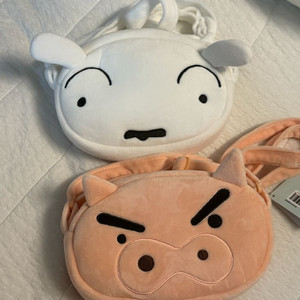 짱구 흰둥이 부리부리 크로스백 가방 2개 세트