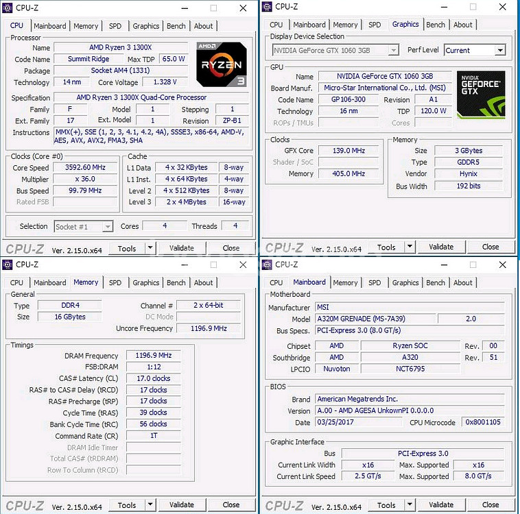 사무용 / 동영상 시청용 컴퓨터 본체(GTX 1060--1