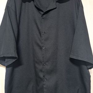 100-105)V넥 오버핏 셔츠/셔켓