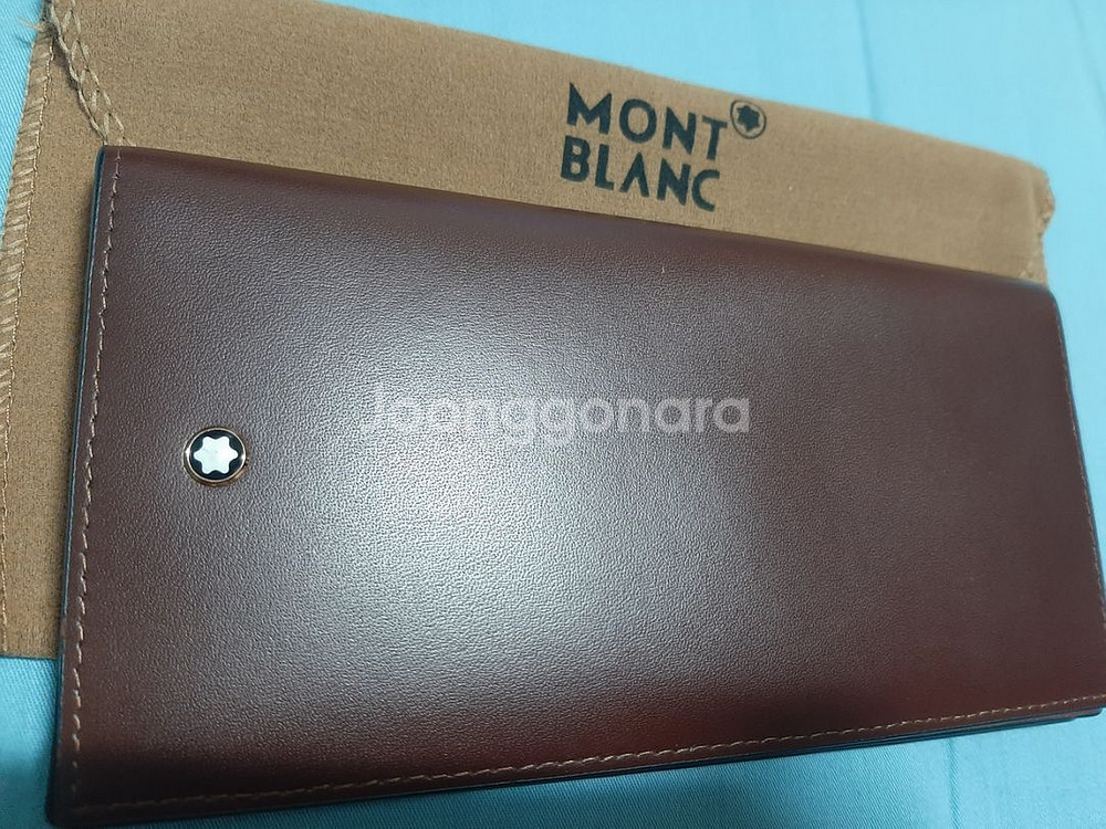 독일 명품 MONTBLANC 몽블랑 가죽 장지갑--1