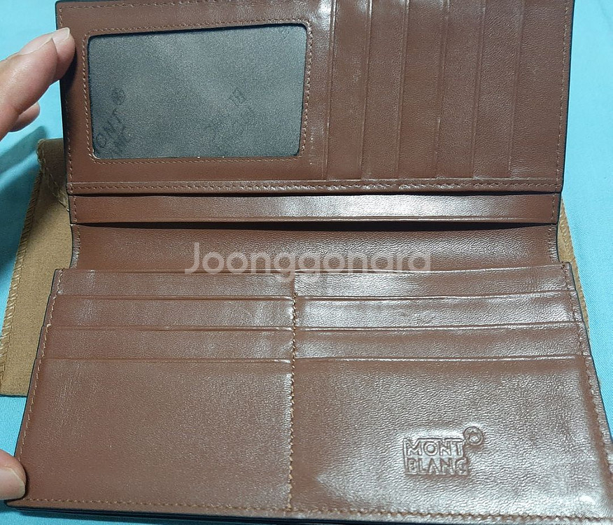 독일 명품 MONTBLANC 몽블랑 가죽 장지갑--5
