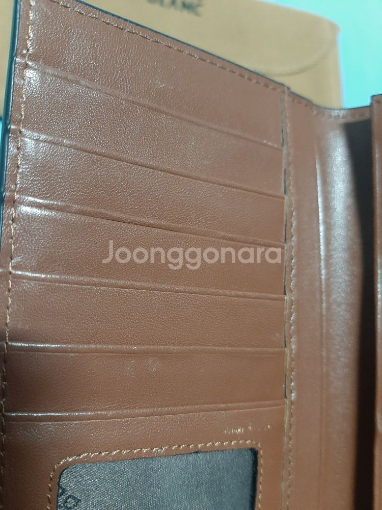 독일 명품 MONTBLANC 몽블랑 가죽 장지갑--6