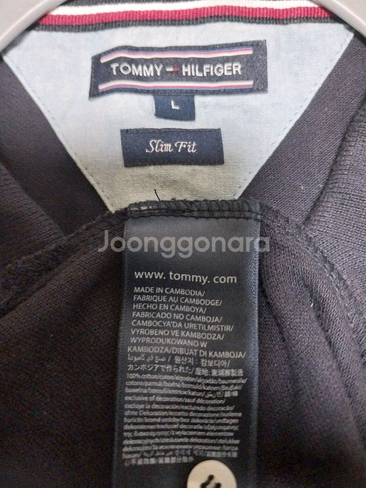 타미힐피거/100) 반팔카라티--3