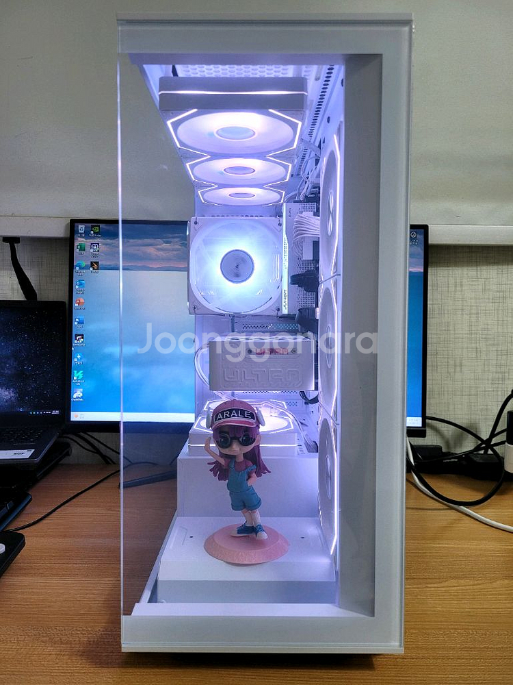 이쁜 화이트 7500f 5060 게이밍 컴퓨터--1