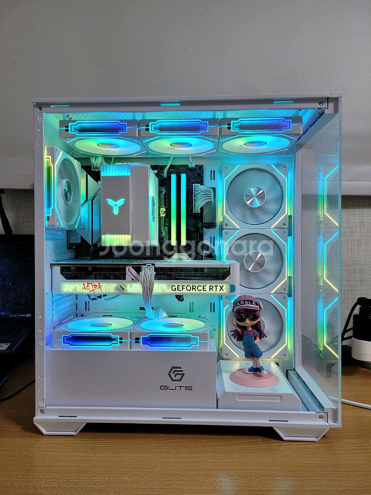 이쁜 화이트 7500f 5060 게이밍 컴퓨터--3