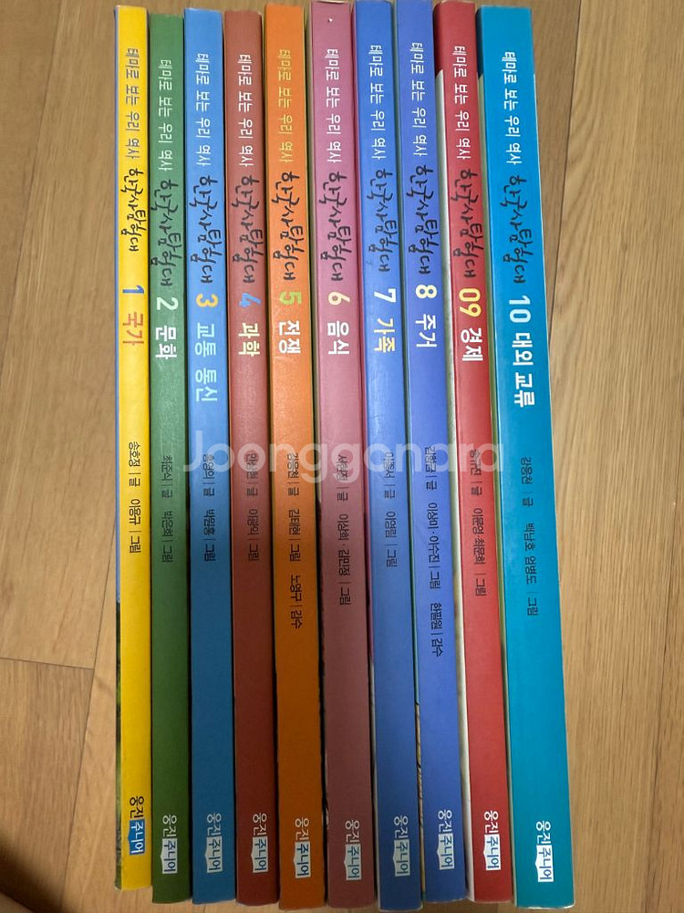 웅진주니어 한국사 탐험대 10권--1