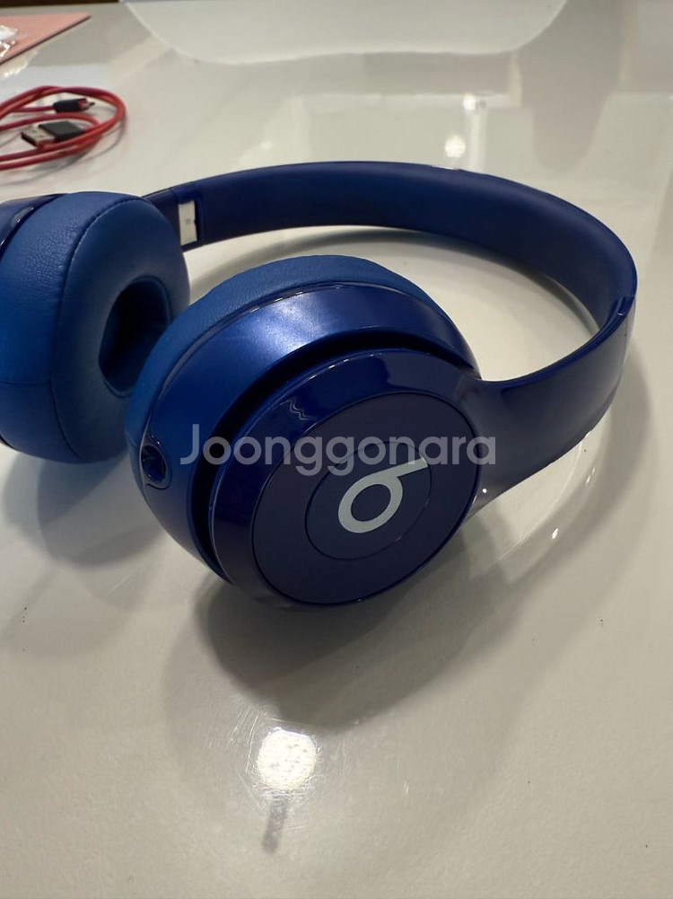 Beats Solo 무선헤드폰 블루 색상--1