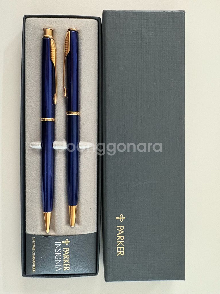 파카parker 인시그니아 샤프&볼펜 세트(코발트블루)--0
