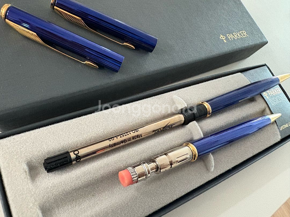 파카parker 인시그니아 샤프&볼펜 세트(코발트블루)--3
