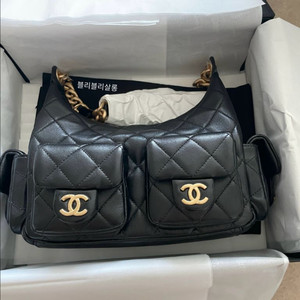 <특새상품>샤넬 라지 호보백 블랙