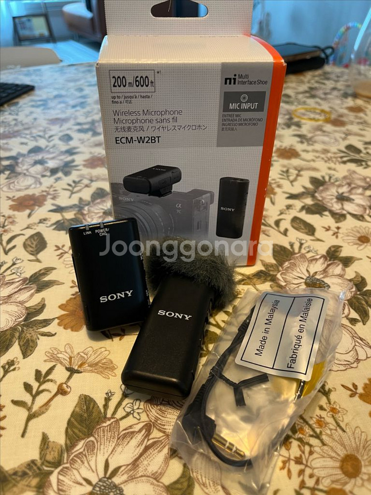 Sony ECM-W2BT 무선 마이크--0