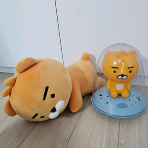 카카오 라이언 인형(무드등은 덤)