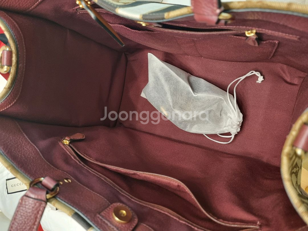 정품.코치 시그니처 뎀프시 자카드 패치 토트백--6
