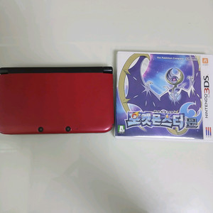 닌텐도 3ds xl 구큰다수+포켓몬스터 문 곽칩