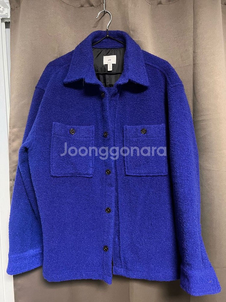 H&M 루즈핏 오버셔츠 자켓 L사이즈--0