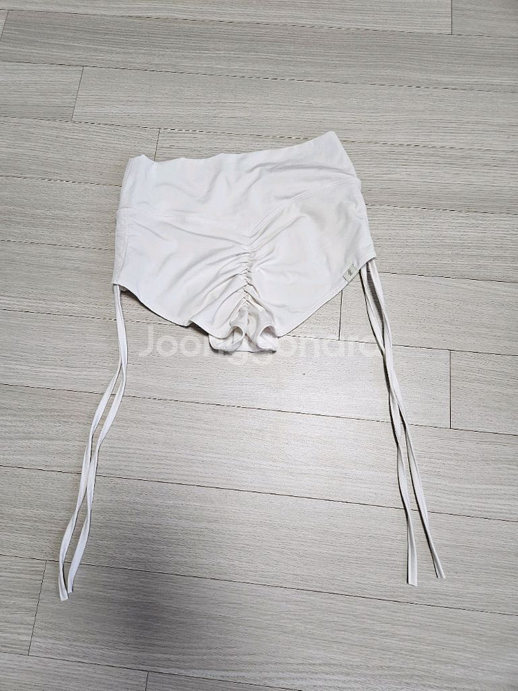 핫한 폴웨어 하의 흰색 M 하이웨스트--1