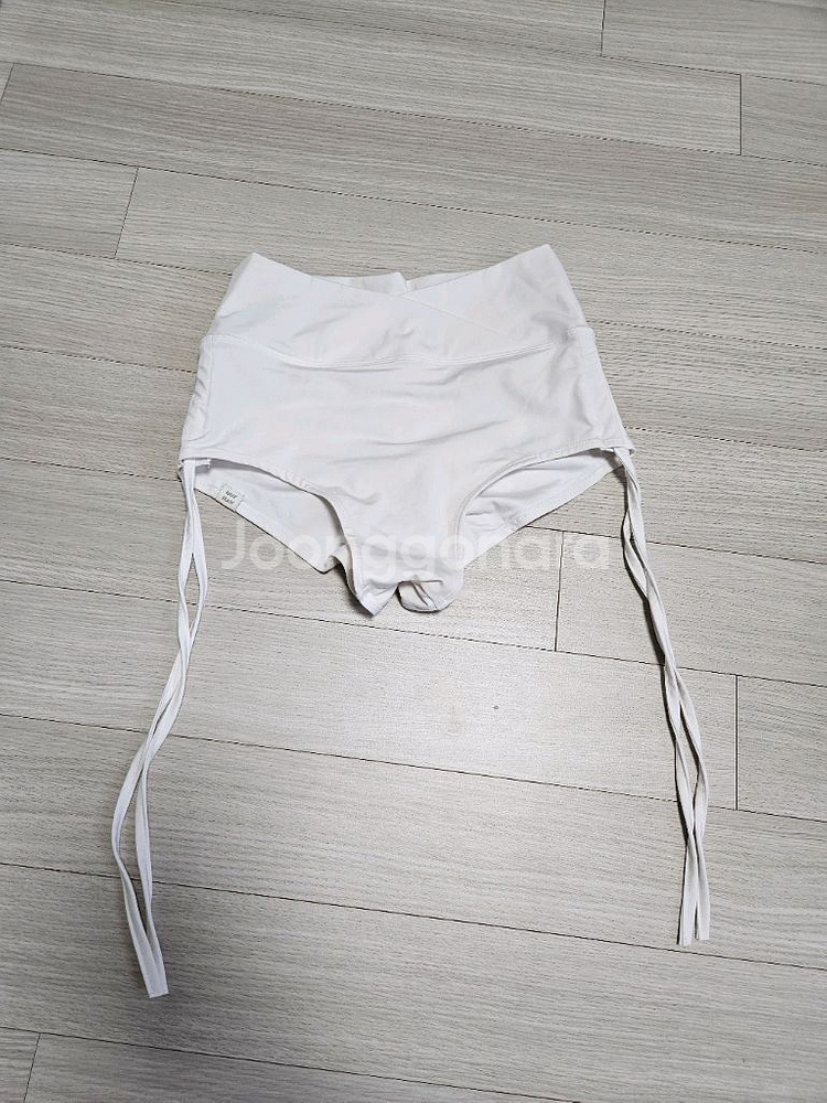 핫한 폴웨어 하의 흰색 M 하이웨스트--0