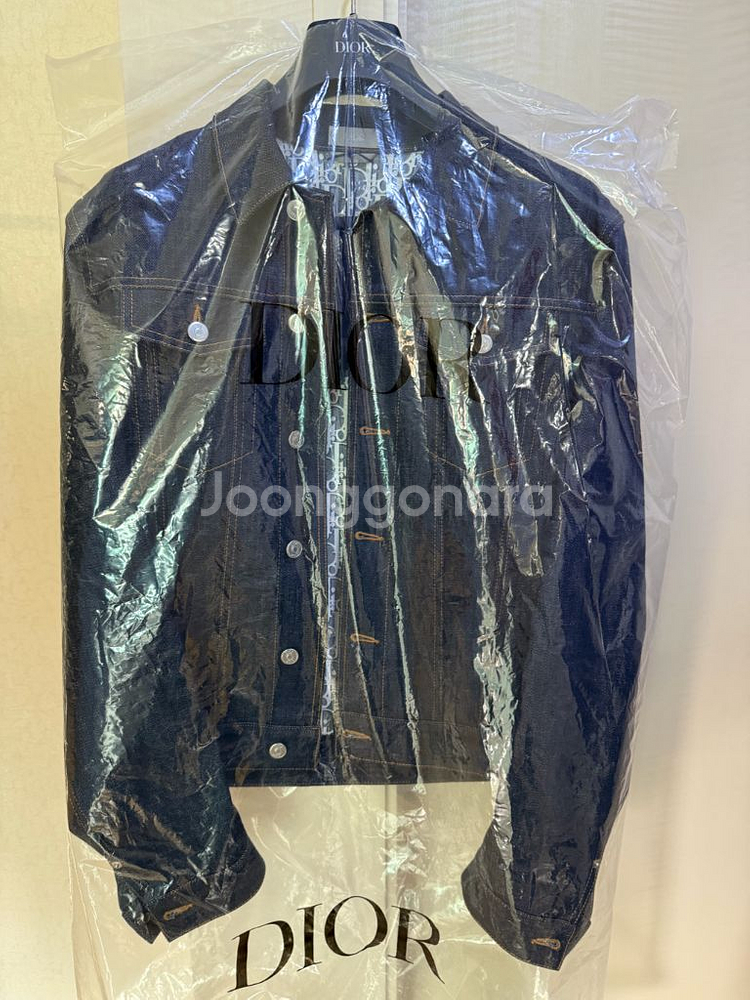 (새상품) 디올 오블리크 데님 청자켓 48size--0