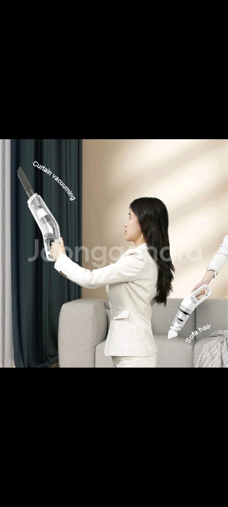 [빠른배송]휴대용미니차량용무선진공청소기--6