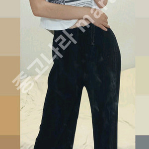 S/S 와이드 주름 팬츠 Free/Black (착샷O)