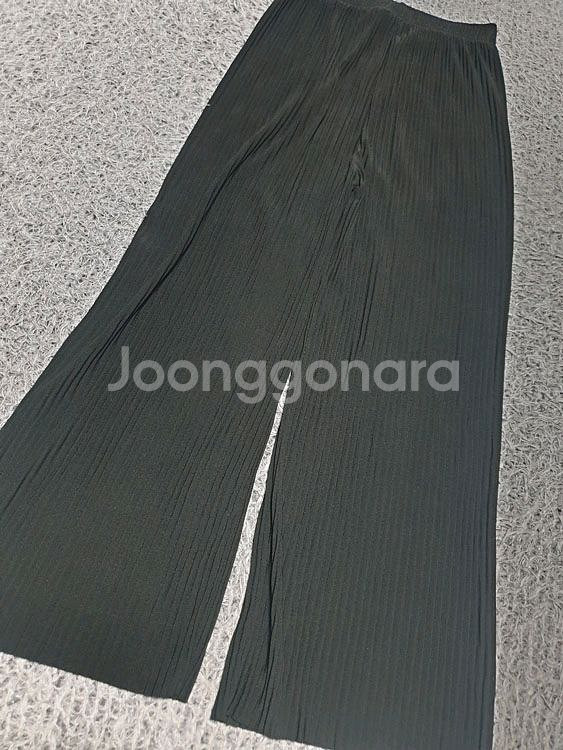 S/S 와이드 주름 팬츠 Free/Black (착샷O)--8