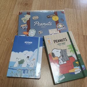 (판매)스누피, 무민 다이어리 달력 세트 미개봉 새제품