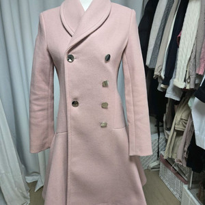 지뢰계 코트 에겐녀 추천 메이썸 핑크 코트 (S)55