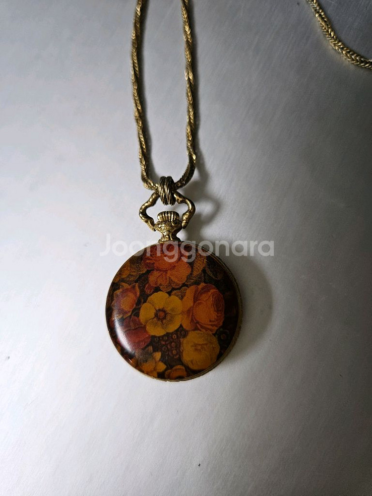 세이코 올금장 여성용 수동 태엽식 목걸이 시계 /JAP--1