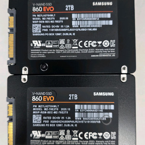 삼성 860 EVO 2TB SSD