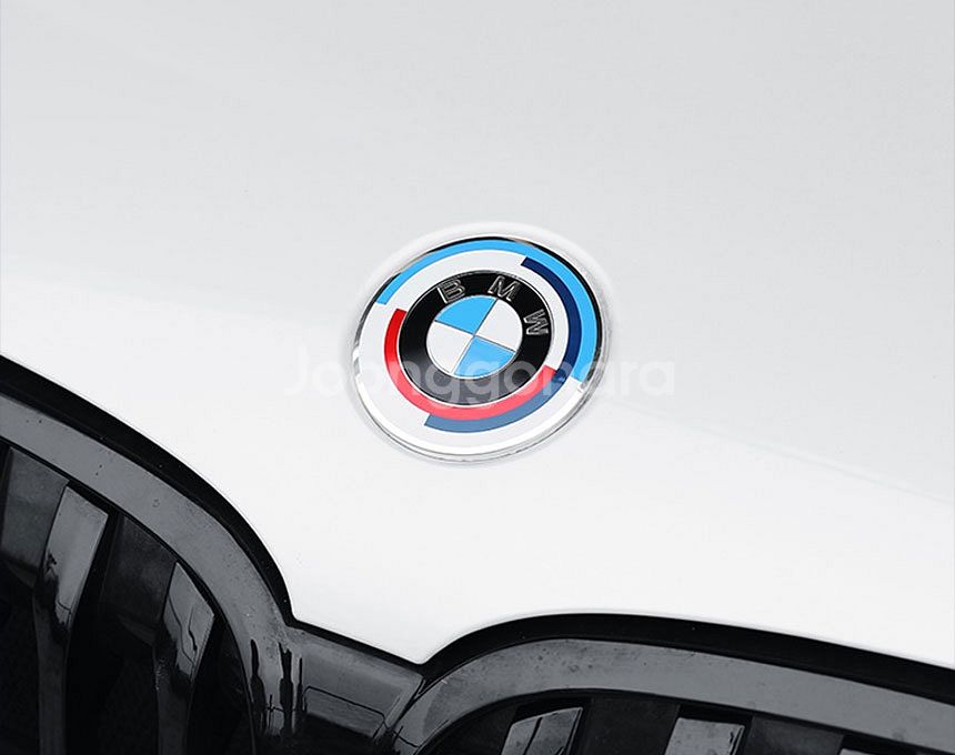 BMW 50주년 엠블럼 본넷 후드 트렁크 스티어링 휠캡--1