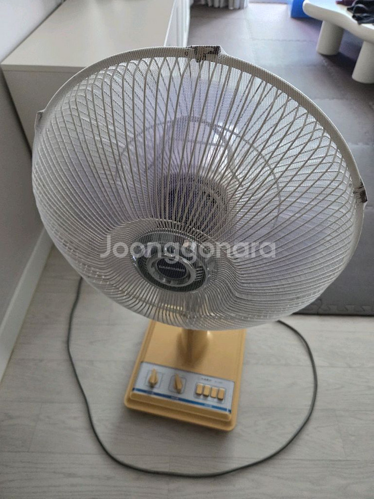 삼성 빈티지 탁상형 선풍기 모델 SF-1406W--3