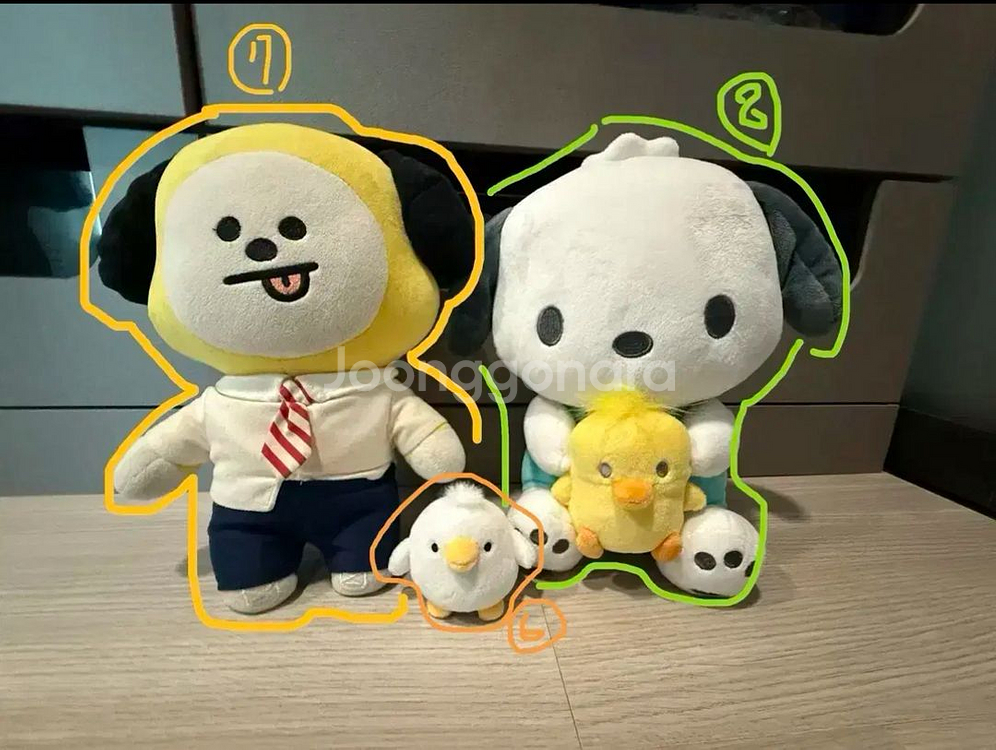 (그로밋,개구리, 짱구, 토끼, 오랑우탄, 사막여우,--1