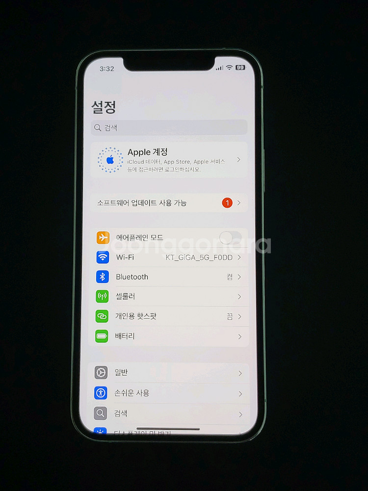 아이폰12프로 128기가 배터리100퍼--0