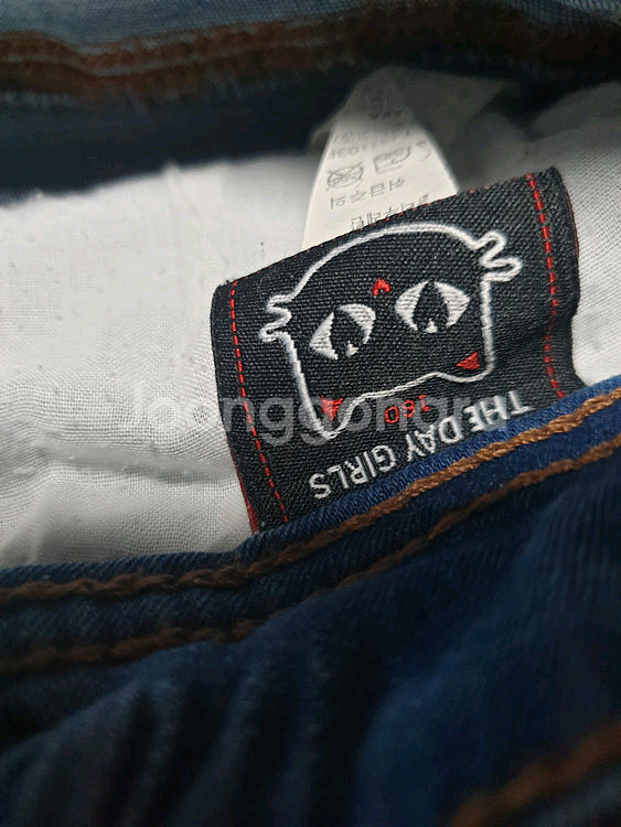 할) 데님 밴딩 찢청 스키니진 XS (착샷O)--6