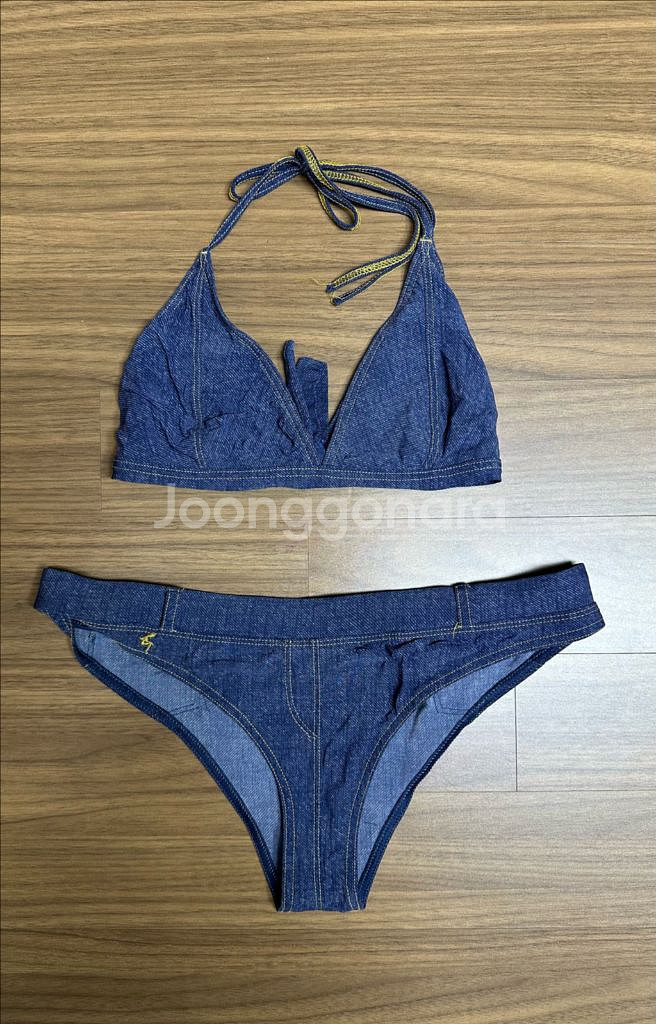 청 데님 비키니 세트--0