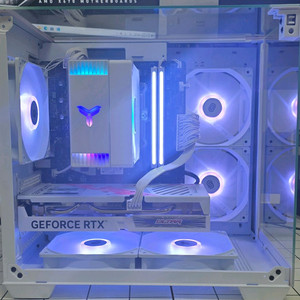 7500f, 5060ti 올화이트 큐브형 어항pc팝니다