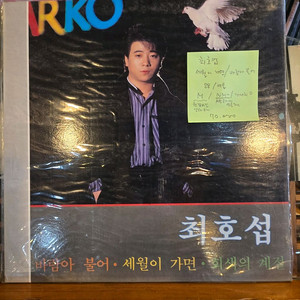 최호섭.바람아불어.88.서울.m/nm-.민트급lp
