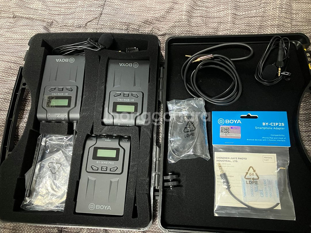보야 WM8 pro K2 무선마이크--1