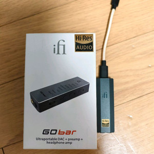 iFi Go Bar DAC 꼬다리..