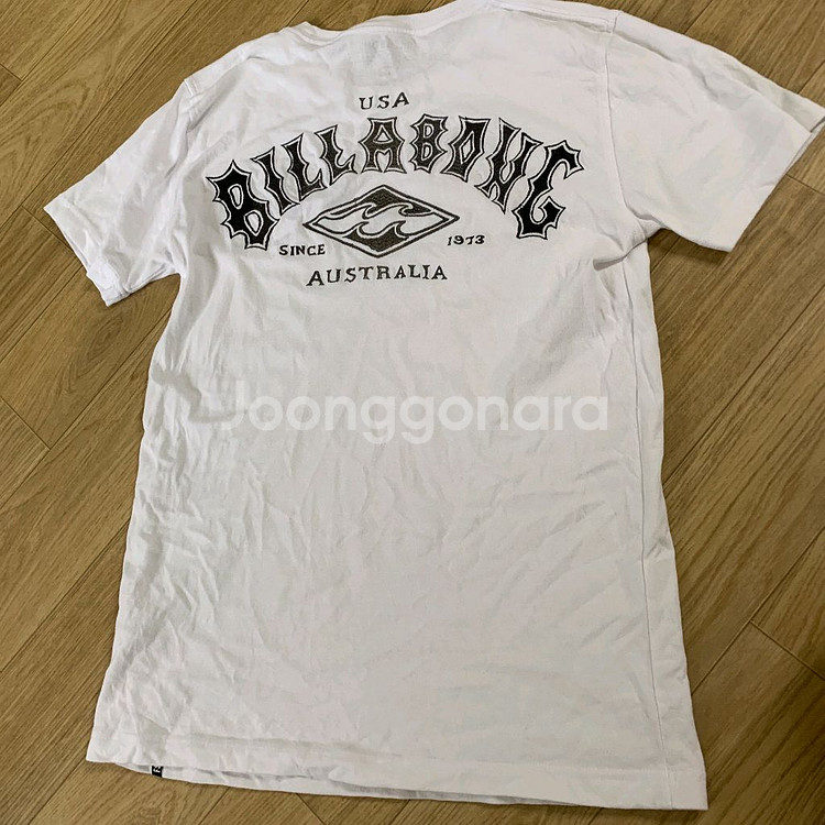M)Billabong 빌라봉 자수 반팔티--1