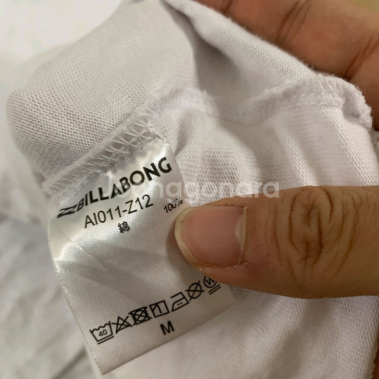 M)Billabong 빌라봉 자수 반팔티--3