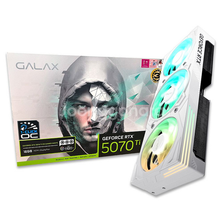 GALAX RTX 5070 Ti 화이트 풀박스--5