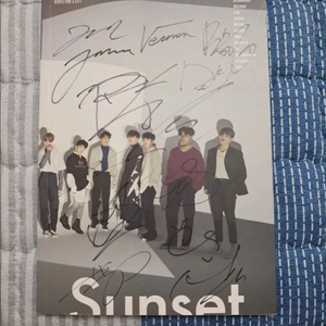 세븐틴 단체 친필싸인 앨범 양도