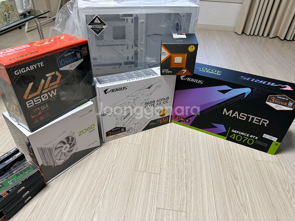 개인 7800x3d 4070super 게이밍 PC 본체--0