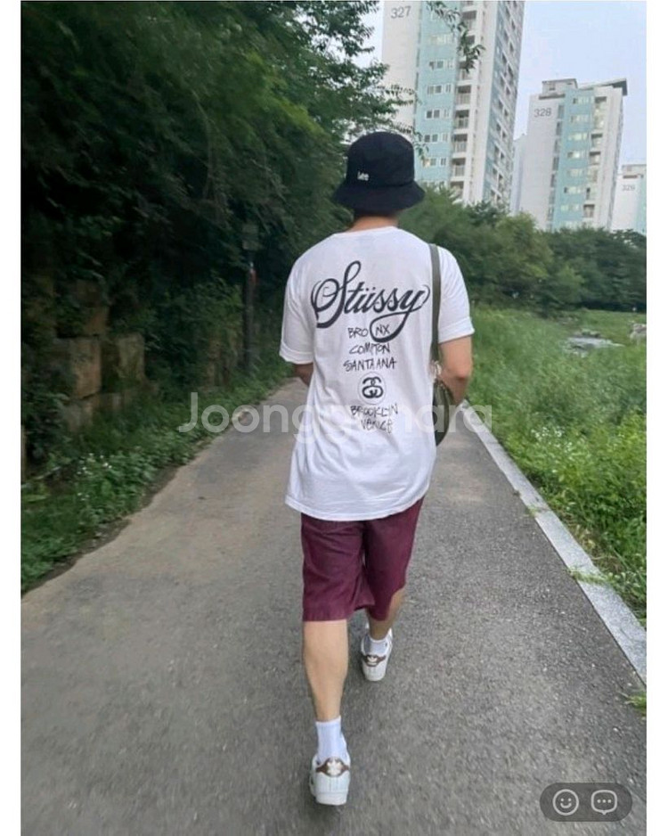 스투시 월드투어 반팔 병행수입정품--0