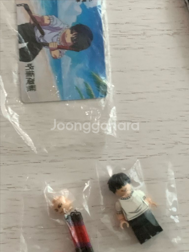 (화이트)토우지 주술회전 커스텀 레고 판매합니다--1