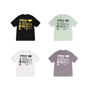 스투시 DNA 다이드 반팔 병행수입정품