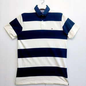 타미힐피거 남성반팔티100 폴로 카라티 이미지