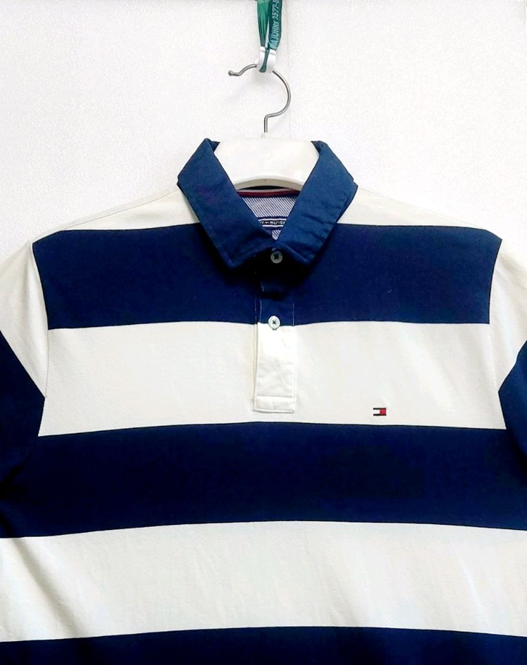 타미힐피거 남성반팔티100 폴로 카라티 이미지