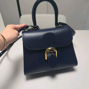 델보 (DELVAUX) 브리앙 복스 네이비 금장 PM